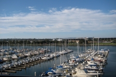 Marina from hotel balcony