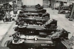 BOEING shop floor with CH-46Ds & Chinooks, circa 1967-68