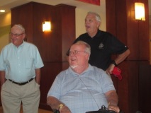 Wimpy Wimmler, Leo Farrell, Soupy Campbell at Phrog retirement