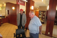 Dick Harper, Leo Farrell at Phrog retirement